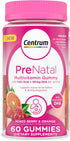 Centrum Prenatal Multivitamin Gummies, 60 Count - Mixed Berry and Orange Flavors with DHA and Folic Acid, 30 Day Supply