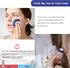 Neck Cooler for Hot Weather - Reusable Ice Pack Neck Cooling Device for Pain Relief (White Blue)