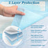 Wowflash 100 Count 22 22 x Super Absorbency Disposable Underpads, Leakproof Quick Drying Disposable Pads for Baby
