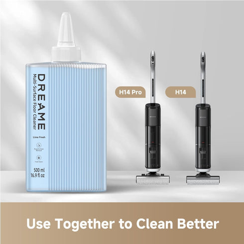 H14 16.91oz (500 ml) DREAME Replacement Cleaning Solution for Wet Dry Vacuum Cleaner