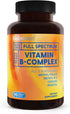 BioEmblem Vitamin B-Complex - 90 Capsules with All 8 Active Forms, Supports Energy, Metabolism, Brain & Heart Health