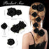 Waydress 12 Pieces Rose Flower Hair Clip Brooch Floral Clips Mexican Hair Pins Accessories for Women Mother Bridal