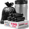 Store 30-33 Gallon Trash Bags, 0.9MIL,100 Count, 32"x38" Black Garbage Bags, Bolsas de