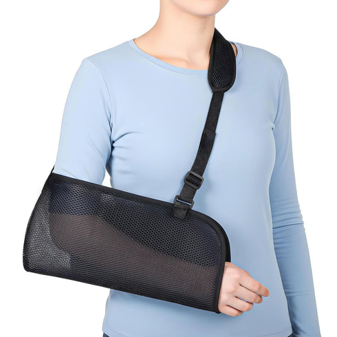 Wanmu Immobilizer, Arm Sling for Women and Men, Lightweight Shoulder Brace Comfortable Medical Sling for Shoulder
