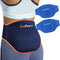 LotFancy Gel Ice Pack for Back Injuries, 2pcs Hot Cold Packs with Wrap for Lower Back, Belly, Waist, Hip Pain Relief