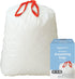Amazon Basics Tall Kitchen Drawstring Trash Bags, Clean Fresh Scent, 13 Gallon, 80 Count, Pack of 1