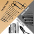 RedFlow Manicure Set 30 in 1 Nail Clipper Set, Fingernail & Toenail Clippers, Travel Manicure Kit (A-Black)