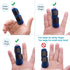 Trigger Finger Splints, Finger Brace for Pain Relief, Sport Injuries, Basketball, Senior Tendon Release, Blue