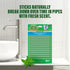 Green Gobbler Drain Cleaner & Deodorizer, FRESH SCENT Sticks for Toilet Tanks, Sinks, and Drains - 24 Pieces