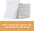 Pack 4 Furniture Clinic of Microfiber Cloths Lint Free - White Cleaning Cloths - Reusable and Washable