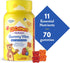 Gummy Gummy D3 Immune 70 Count Gummies Lil Critters Vites Daily Multivitamin for Kids, Vitamin C, for Support Cherry