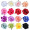 inSowni 16 Pack Big Rose Flower Hair Clips, Brooch Pins Accessories for Women and Girls, 16PCS S1