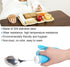 Adaptive Utensils, 2 in 1 Spoons Forks Arthritis Aid Silverware Stainless Steel Flatware Adjustable Strap Non Slip Wide Handles for Elderly Weak Hand Tremors Handicapped Weakness Independent Eating by Tiiyee