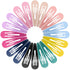 Snap Hair Clips for Women Girls, Funtopia 40 Pcs 7cm / 2.8 Inch Long No Slip Metal Hair Clips for Thick Hair (Mixed