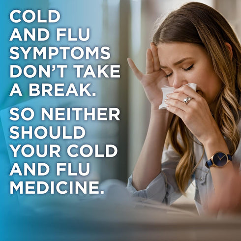 Amazon Basic Care Nighttime Severe Cold and Flu Syrup, Max Strength, Mixed Berry, 12 fl oz