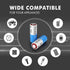 Voniko Alkaline Battery 23A, Ultra 23A Batteries (12-Pack), Long Lasting 12 Volt A23 for Doorbells and Remotes