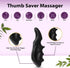 Aromatherapy Lavender Massage Oil with Roller Ball & Thumb Saver Massager, Calming Spa Massage Oil, 10 Fl Oz