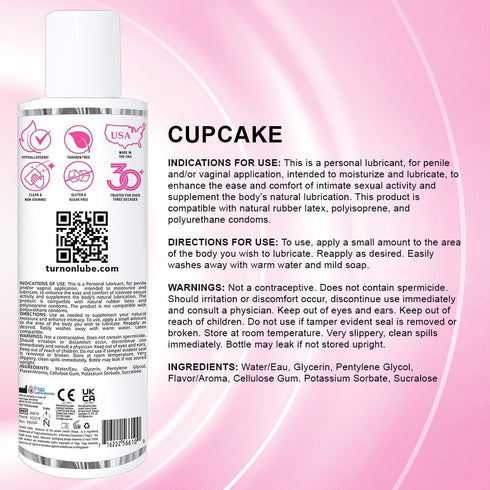 Pack 8oz (Pack 3) Turn On Flavor Party | Strawberry, Cupcake & Watermelon, Each