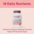 SmartyPants Women's Multivitamin Gummies - 60 Count, Sugar Free with Biotin, Omega 3, Vitamins D3, C, B12, B6, A, K &