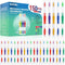 Navona 150 PCS Bulk Toothbrush Pack, Premium Quality, Colorful, Individually Wrapped, Medium Soft Bristles