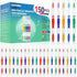 Navona 150 PCS Bulk Toothbrush Pack, Premium Quality, Colorful, Individually Wrapped, Medium Soft Bristles