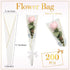 Set 400 Packaging 200 200 Thenshop of Single Rose Sleeve Bulk Valentine Flower Kit Pcs Single Flower Wrapping Bouquet