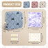 Period Bag for Teen Girls, Corduroy Cute Sanitary Napkin Storage Bag, Menstrual Pad Pouches Tampon Holder for Purse