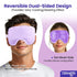 NEWGO Cooling Gel Eye Mask - Reusable Cold Pack for Puffy Eyes, Dark Circles, Stress Relief, Purple