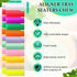 110 Pcs Aligner Chew Orthodontic Chew, Silicone Chompers for Aligner Tray Seaters, 11 Colors and Flavors