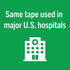 Nexcare Flexible Clear Tape, Waterproof Transparent Medical Tape, 1 In x 10 Yds, 2 Rolls of Tape, Secures Dressings and