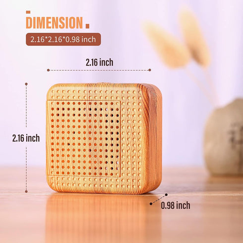Weljoy Wood Grain Portable Diffuser for Essential Oils – Mini Size, Quiet, Waterless, Rechargeable Battery