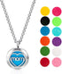 Wild Essentials MOM Essential Oil Diffuser Necklace Gift Set - Includes Aromatherapy