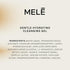 MELE Cleansing Gel for Fresh Skin, Gentle Hydrating Cleanser with Glycerin, Antimicrobial, 5 Oz