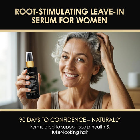 Root Stimulating Leave-In Hair Serum – 3.4 fl.oz | Strengthens & Nourishes for Fuller-Looking Hair with Caffeine &