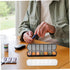 Ipetboom Portable Weekly Pill Organizer - Daily Holder with Separate Compartments