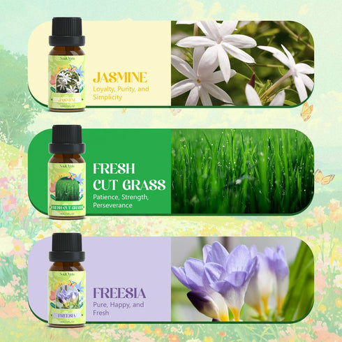 Set, Set Soulorigin Spring Fragrance Oils Essential Oil Gift for Diffuser, Spring Scent Diffuser Oil, Diffuser Scents