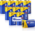PKCELL 9V Carbon Zinc Battery for Smoke Detectors, Ultra Long-Lasting 6F22 Battery.