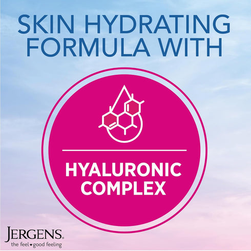 Jergens Cloud Creme Breathable Body Lotion, 13 oz, Fast-Absorbing Hydrating Moisturizer, Paraben-Free