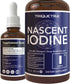Nascent Iodine Supplement, 400 Servings, Vegan, 1800 mcg - 600 mcg per Drop, Pure Clear Color for Thyroid Health,