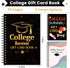 Zhanmai 7 5 Inch 2026 Package College Gift Card Book x Graduation Gift Card Book College Survival Booklet Organizer