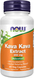 NOW Foods Supplements, Kava Kava Extract 250 mg, 30% Kavalactones, Herbal Relaxation Blend