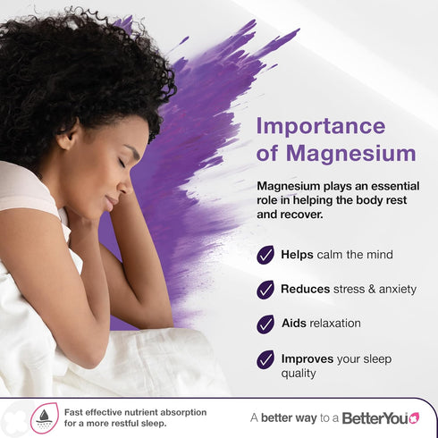 BetterYou Magnesium Sleep Body Spray, 3.38 oz - Lavender and Chamomile