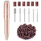 MelodySusie Portable Electric Nail Drill, PC120B Compact Efile Kit for Acrylic & Gel Nails, Gold