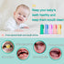 Baby Toothbrush Set, 6 Pcs Soft Silicone Finger Toothbrush for Newborns, 0-6 Months, 6-12 Months with Boxes