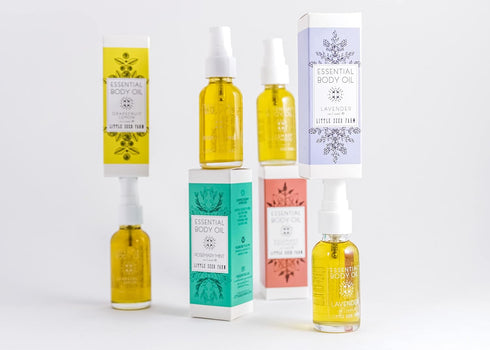 Little Seed Farm Essential Body Oil, Rosemary Mint, 4oz