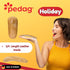 Pedag Holiday 3/4 Length Sheepskin Orthotic Inserts, Handmade in Germany, Arch Support, Tan, 1 Pair, US Women 11 / EU