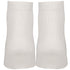 NuVein Padded Low Cut Socks, X-Small, 8-15 mmHg Light Compression, Cushioned Ankle Length for Sensitive Feet