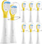 Kids Toothbrush Replacement Head Compatible with Philips Sonicare, Fit for Children 3+, with Head Cover, 8 Pack