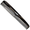 Kent 9T Black Graphite Detangler Comb, Fine Tooth and Wide Tooth, Large Handmade Dressing Comb, Made in England