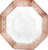 Lacetagon Rose Gold Premium Plastic Octagonal Dessert Bowl - 5 oz. (Packs of 10) - Perfect for Parties, Weddings, and Events by Lillian Collection